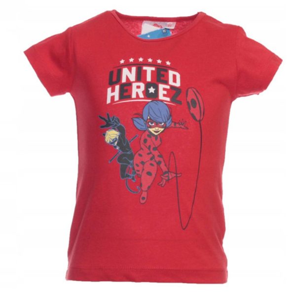 Miraculous Ladybug kortärmad t-shirt för barn 5 år