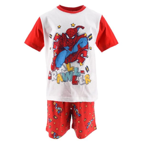 Spindelmannen Wall Crawler Red kort pyjamas 4 år / 104 cm