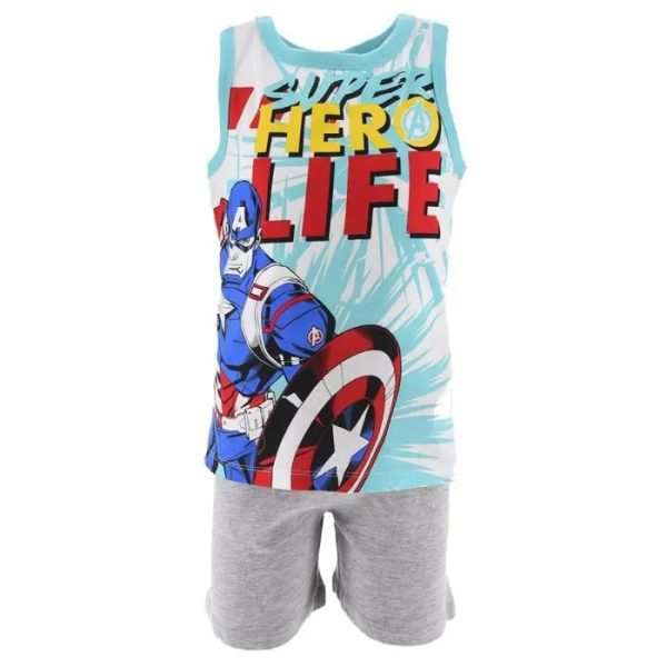 Avengers kort pyjamas 8 år