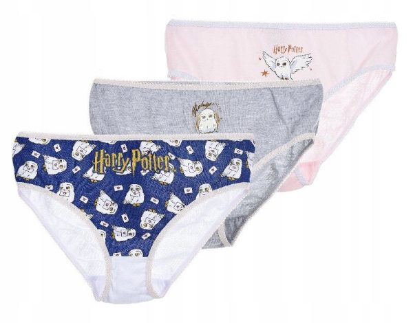 Harry Potter Hedwig barnunderkläder, trosor 3-pack 6–8 år / 116–128 cm
