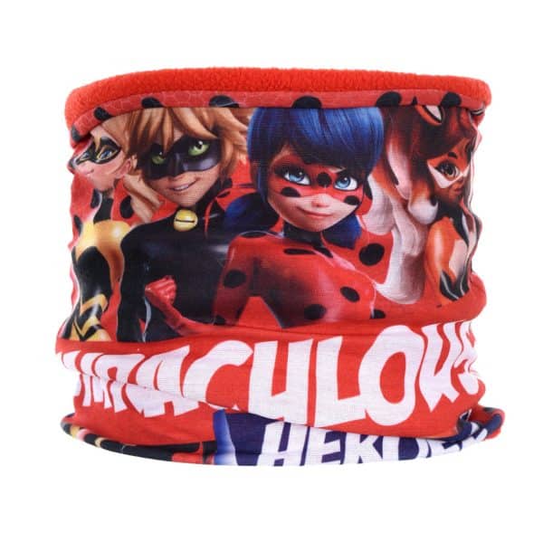 Miraculous Ladybug Heroez röd barnhalsduk