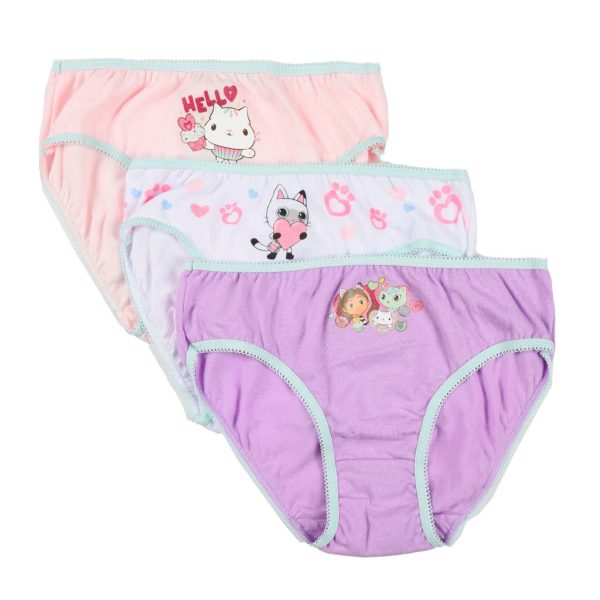 Gabbys Dockskåp Hello barnunderkläder, trosor 3-pack 5-6 år / 110-116 cm