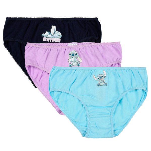 Disney Lilo and Stitch Alien barnunderkläder, trosor 3-pack 6–8 år / 116–128 cm