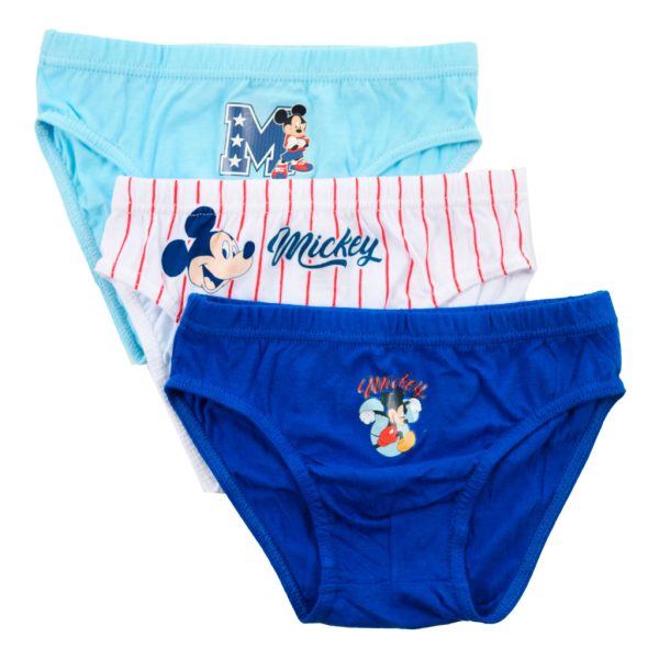 Disney Mickey All-Stars barnunderkläder, 3-pack, storlek 5–6 år / 110–116 cm