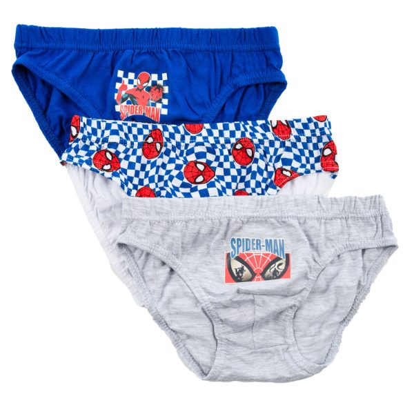 Spindelmannen rutiga barnunderbyxor, 3-pack, storlek 5-6 år / 110-116 cm