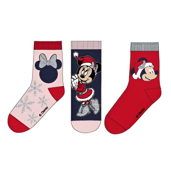 Disney Mimmi Pigg Snow Blue julstrumpor barn 27/30
