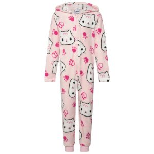 Gabbys Dockskåp Katt Rosa barnpyjamas, jumpsuit 4 år / 104 cm
