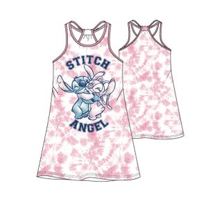 Disney Lilo and Stitch Rosa Angel barnklänning sommar 4 år