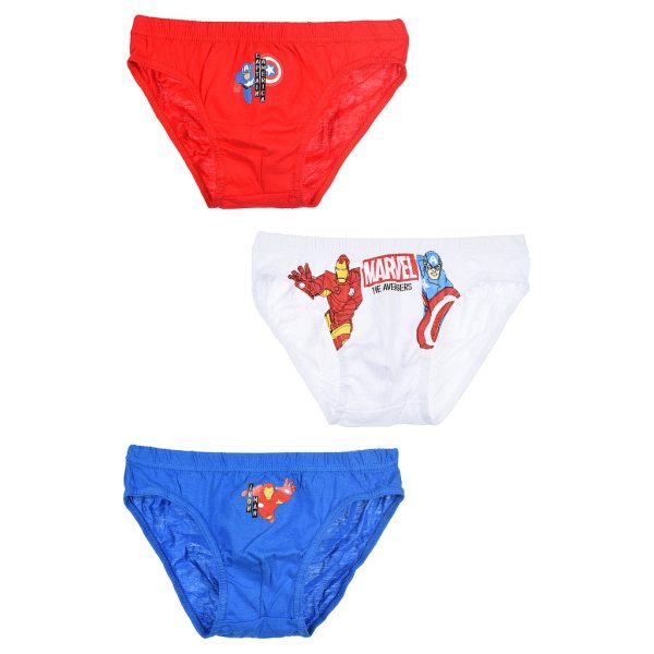 Avengers barnkalsonger, 3-pack, storlek 6–8 år