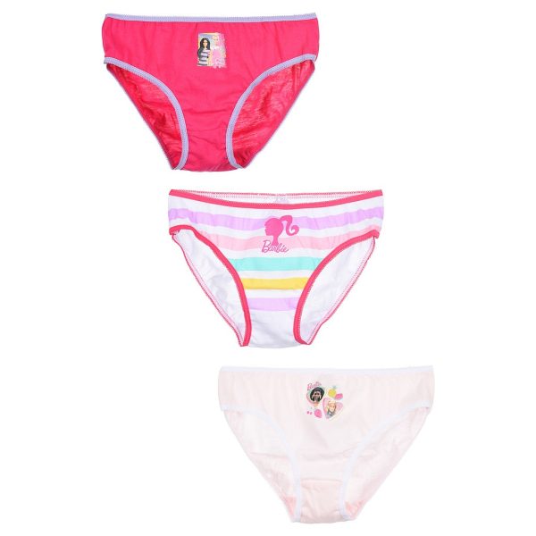 Barbie barnunderkläder, trosor 3-pack 6/8 år