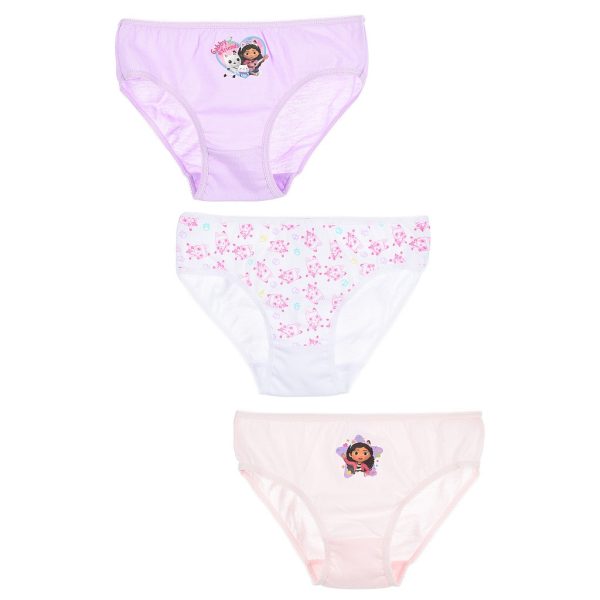 Gabbys Dockskåp barnunderkläder, trosor 3-pack 3/4 år