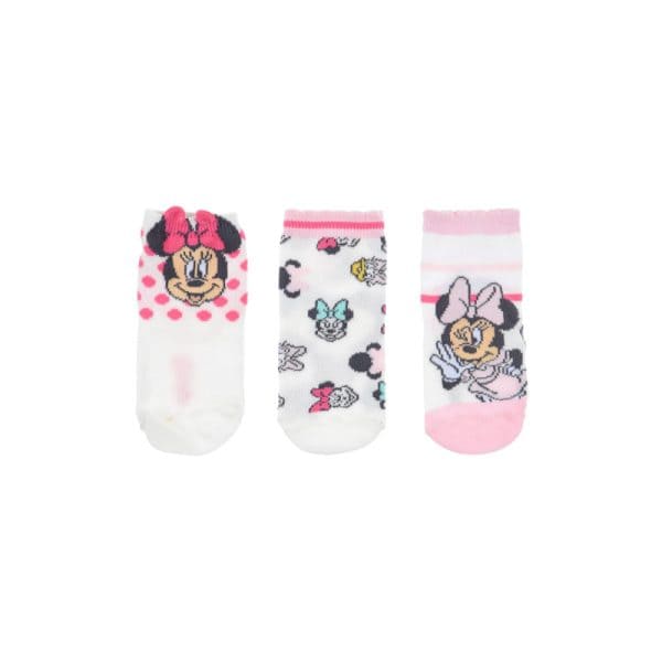 Disney Mimmi Pigg vita babysockor 0-6 månader