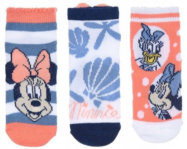 Disney Mimmi Pigg Shell Peach babysockor 0/6 månader