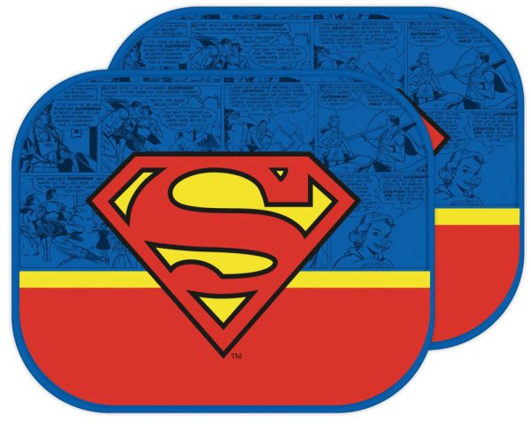 Superman solskydd för bilfönster, set om 2