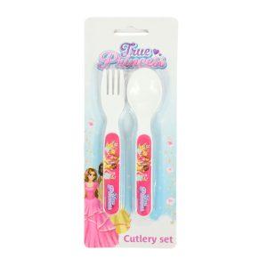 Princess True bestickset i plast - 2 delar