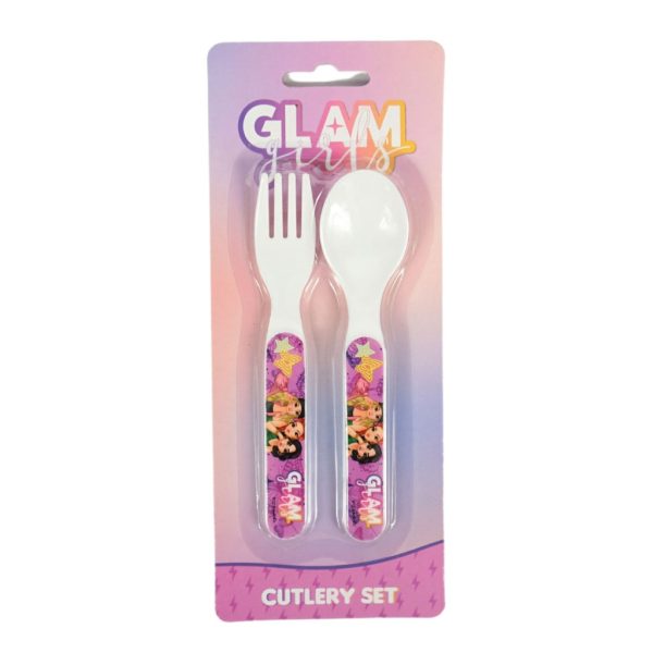 Glam Girls Team bestickset - 2 delar