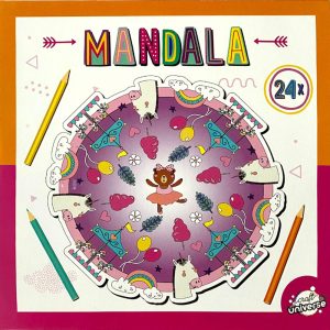 Colour Mandala Circus målarbok 24 sidor