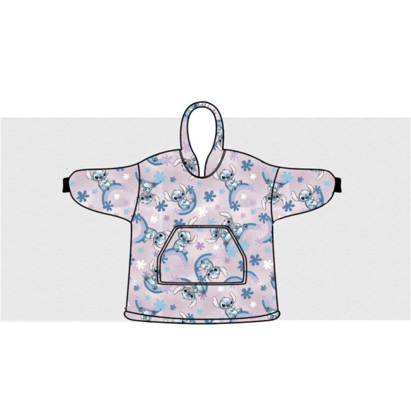 Disney Lilo and Stitch Dreamy fleecepläd med huva, poncho 7-14 år