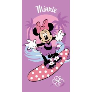 Disney Mimmi Pigg Surf badhandduk, strandhandduk 70x140 cm