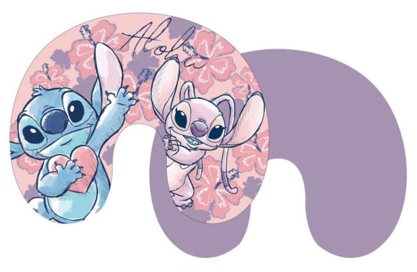 Disney Lilo and Stitch Angel resenackkudde, nackkudde 35x30 cm