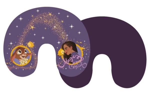 Disney Wish Magic rese- och nackkudde 35x30 cm