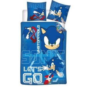 Sonic the Hedgehog Påslakan Set 140×200 cm, 65×65 cm