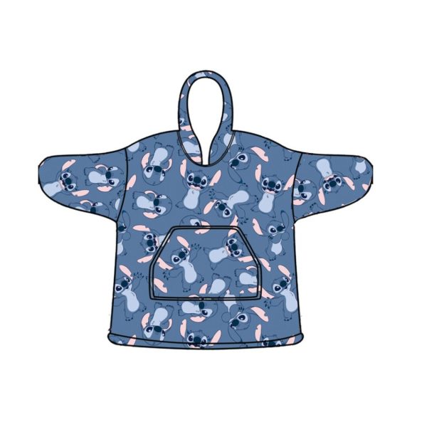 Disney Lilo and Stitch Glee fleecefilt med poncho 7-14 år