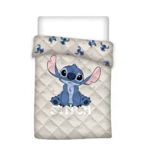 Disney Lilo and Stitch quiltad sängöverkast, täcke 140x200 cm