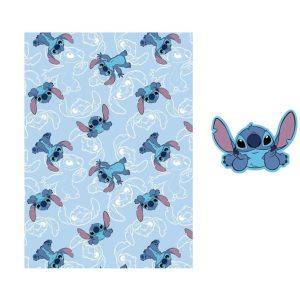 Disney Lilo and Stitch fleecefilt och formad kudde set