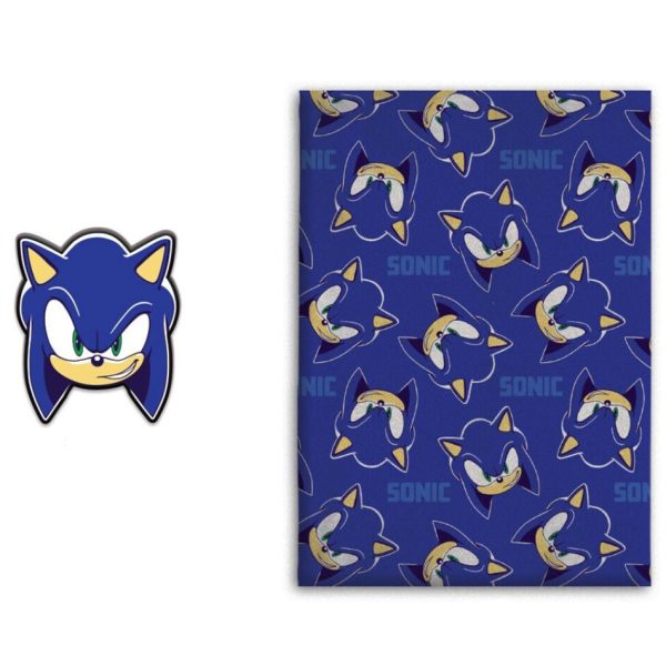 Sonic the Hedgehog fleecefilt och dekorativ kudde set