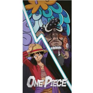 One Piece Kaido badhandduk, strandhandduk 70x140 cm (snabbtorkande)