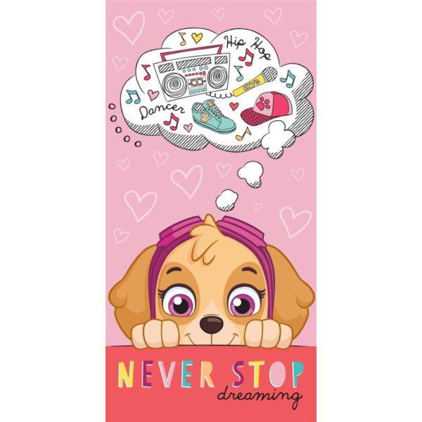 Paw Patrol badhandduk, strandhandduk 70x140 cm (Snabbtorkande)