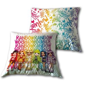 Rainbow High Spark dekorativ kudde 40x40 cm i velour