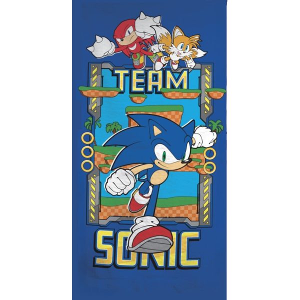 Sonic the Hedgehog Snabbtorkande Badhandduk 70x140 cm