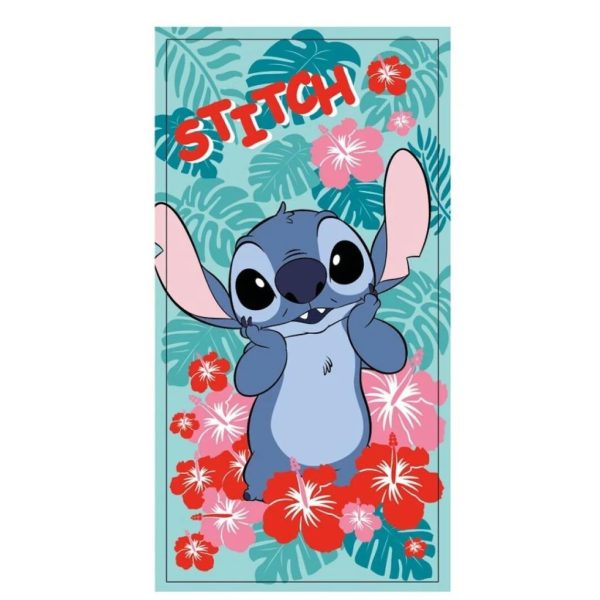 Disney Lilo and Stitch i Bloom badhandduk, strandhandduk 70x140 cm