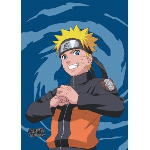 Naruto Fight Blue fleecefilt 100x140 cm