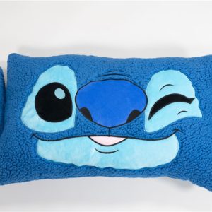 Disney Lilo and Stitch kudde i form av Wink, dekorativ Sherpa-kudde