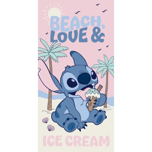 Disney Lilo and Stitch strandhandduk Beach Ice Cream 70x140 cm
