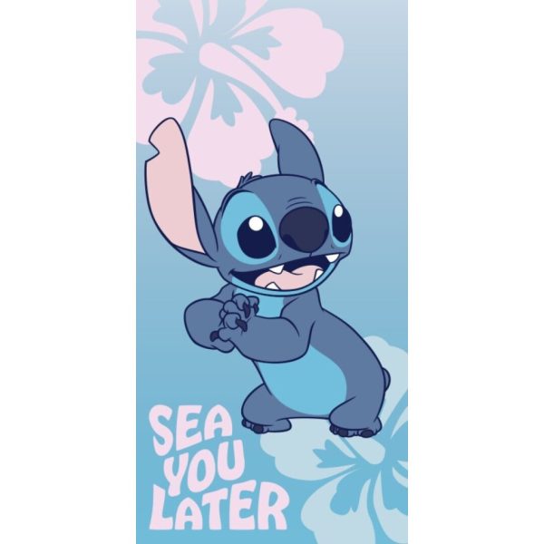 Disney Lilo and Stitch Sea You Later badhandduk, 70x140 cm