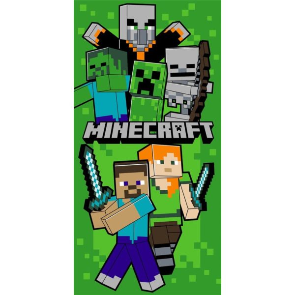 Minecraft Swordfight badhandduk, strandhandduk 70x140 cm