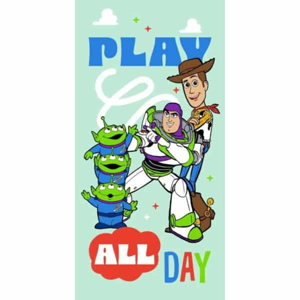 Disney Toy Story badhandduk, strandhandduk 70x140 cm (snabbtorkande)