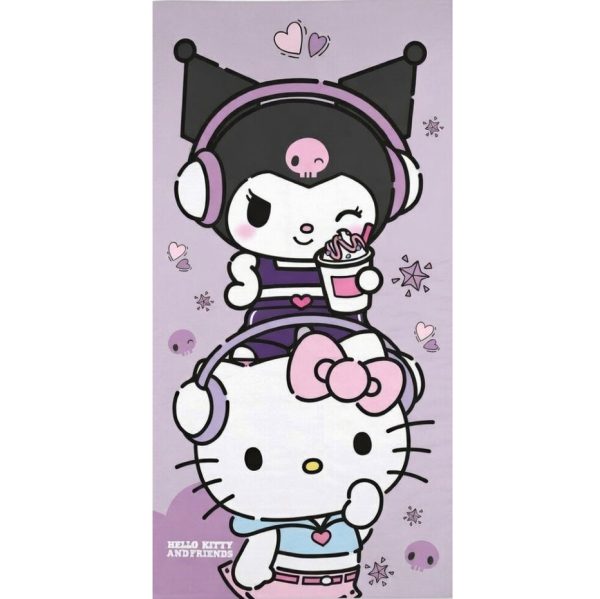 Hello Kitty Best Friend badhandduk, strandhandduk 70x140 cm
