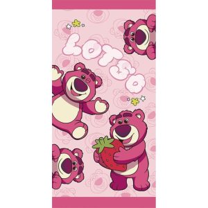Disney Toy Story Lotso badhandduk, strandhandduk 70x140 cm (snabbtorkande)
