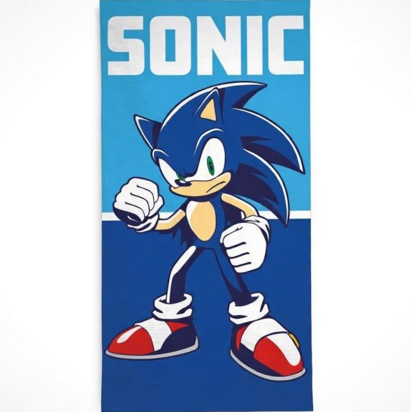 Sonic the Hedgehog Ready to Run badhandduk, strandhandduk 70x140 cm