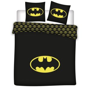 Batman dubbel påslakan king size 240×220 cm, 63x63 cm microfiber