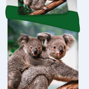 Koala påslakanset 135x200 cm, 80x80 cm