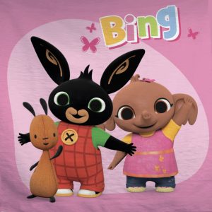 Bing rosa handduk, ansiktshandduk 30x30 cm