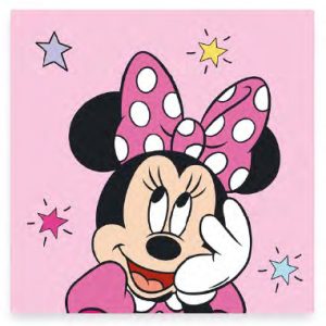 Disney Mimmi Pigg Star handduk, ansiktshandduk, 30x30 cm
