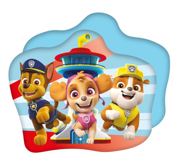 Paw Patrol Kuddformad Dekorationskudde 35x28 cm Sammet