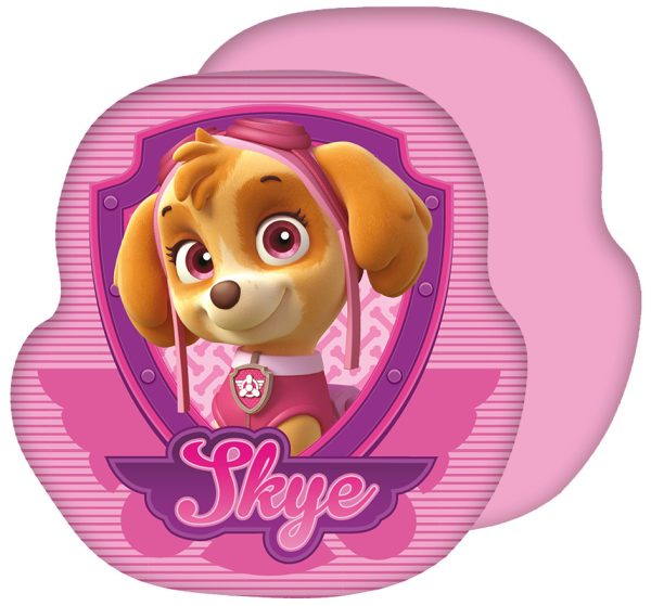 Paw Patrol Skye dekorativ kudde 35x35 cm velour
